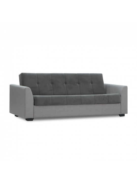 sofa set HOBEL MODERN LUX 3+1+1 LIGHT GREY 8409/ DARK GREY LEONARDO 15 (4)