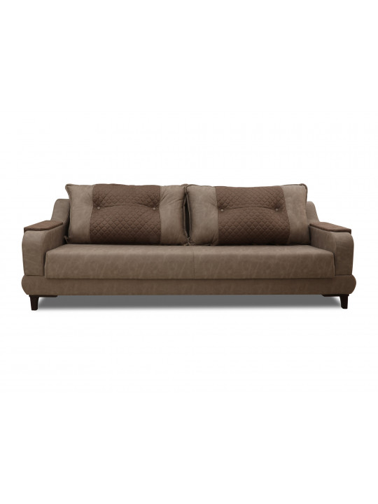 sofa set HOBEL OLIVIA 3+1+1 LIGHT BROWN KIPRUS 3/BROWN MERCURY BROWN (4)