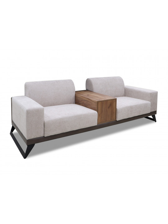 sofa set HOBEL RIO LUXE 3+2+1 DARK CAPPUCCINO PHANTOM 13/ CREAM BONCUK 4 (4)