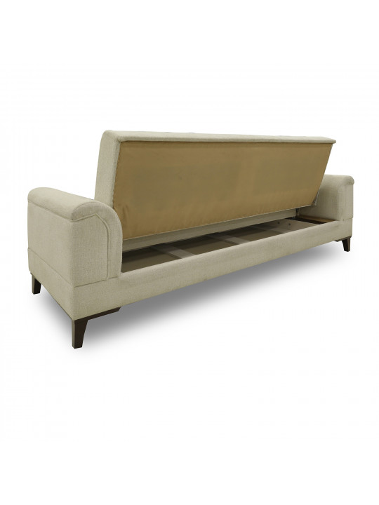 გარნიტური HOBEL STONE 3+1 LIGHT CREAM BEATTO 1065/CREAM BUKLE 4 (2)
