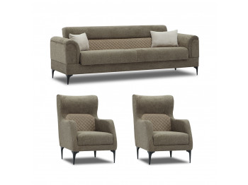 sofa set HOBEL STONE 3+1+1 L8150AB/L8200 BEATTO 1012/ BONCUK 4/ BONCUK 7 (3)