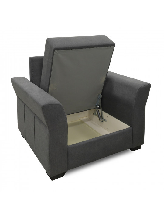 გარნიტური HOBEL TEXAS 3+1+1 DARK GREY SCANDI 22 (6)