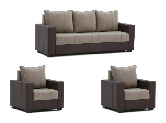 sofa set HOBEL TEO  3+1+1 COFFEE V460/DARK CAPPUCCINO VIVALDI 5 (4)