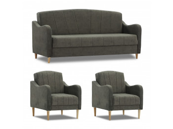 sofa set HOBEL UTA 3+1+1 DRAK BROWN JAGUAR 18 (4)