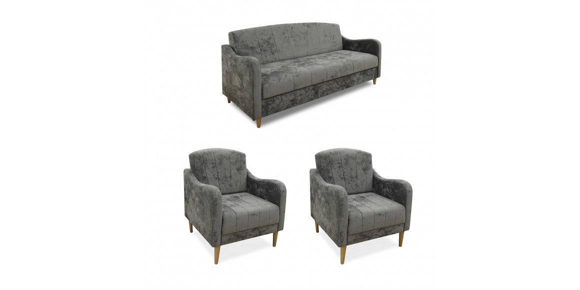 гарнитур HOBEL UTA 3+1+1 GREY MONACO 14 (4)