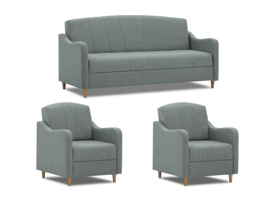 sofa set HOBEL UTA 3+1+1 GREY SCANDI 21 (4)