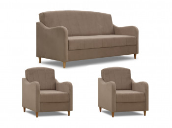 sofa set HOBEL UTA 3+1+1 NEWTONE CACAO (3)