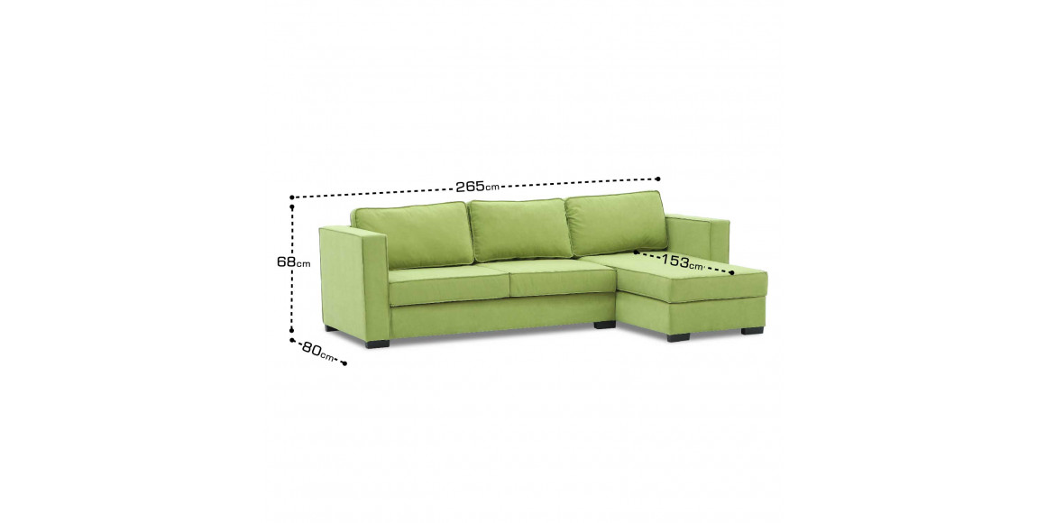 დივანი HOBEL CORNER ROSE GREEN VIVALDI 32 (4)