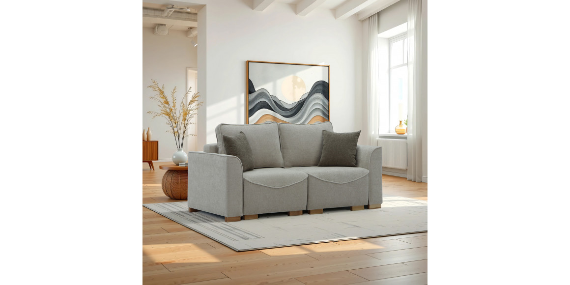 sofa HOBEL BELONA LUXE 2 CREAM BONCUK 4/ BROWN SHO 599-2 (5)