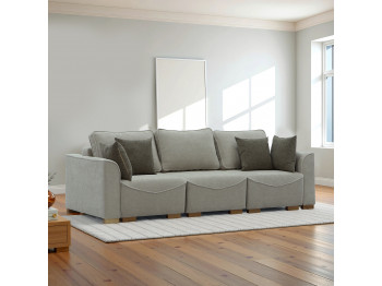 sofa HOBEL BELONA LUXE 3 CREAM BONCUK 4/ BROWN SHO 599-2 (7)