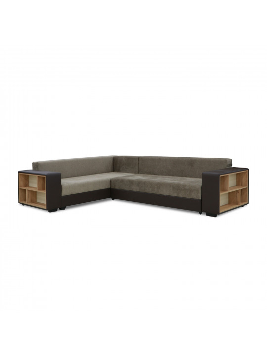 sofa HOBEL CORNER BAR COFFEE V460/BROWN MOCASSI 7114 L(6)