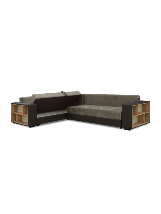 sofa HOBEL CORNER BAR COFFEE V460/BROWN MOCASSI 7114 L(6)