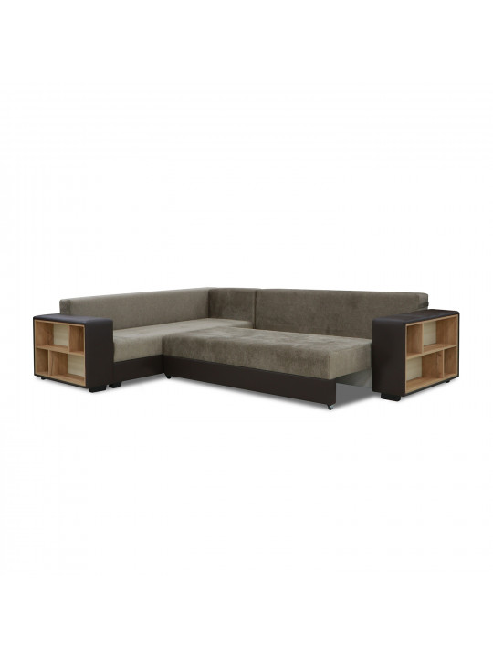 sofa HOBEL CORNER BAR COFFEE V460/BROWN MOCASSI 7114 L(6)