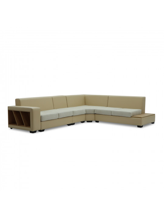 დივანი HOBEL CORNER CORONA CREAM PHANTOM 3/ CREAM BEATTO 1065 L (7)