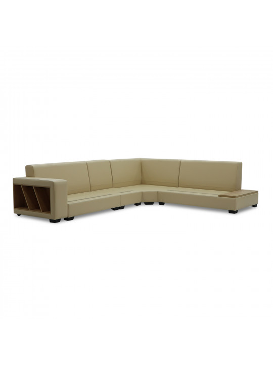 დივანი HOBEL CORNER CORONA CREAM PHANTOM 3/ CREAM BEATTO 1065 L (7)