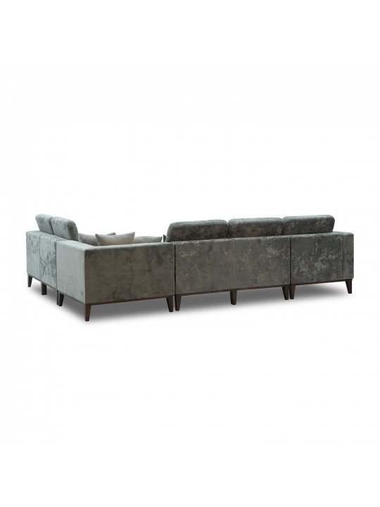 Sofa HOBEL CORNER DALI GREY MONACO 14/LIGHT GREY INFINITY 991 R (5) 