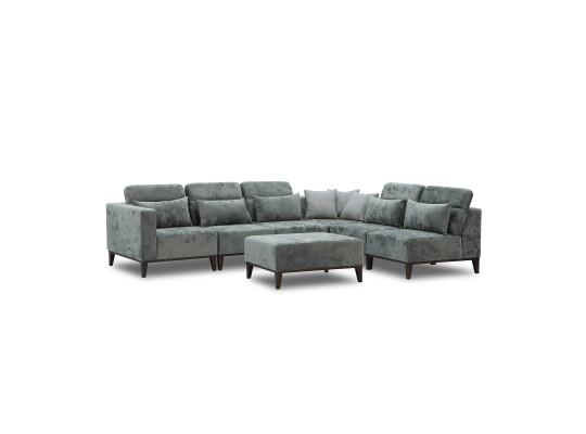 Sofa HOBEL CORNER DALI GREY MONACO 14/LIGHT GREY INFINITY 991 R (5) 