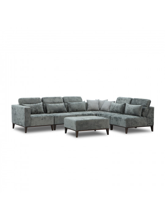 Sofa HOBEL CORNER DALI GREY MONACO 14/LIGHT GREY INFINITY 991 R (5) 