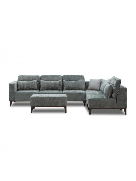 Sofa HOBEL CORNER DALI GREY MONACO 14/LIGHT GREY INFINITY 991 R (5) 