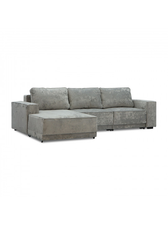 sofa HOBEL CORNER DELUXE LIGHT GREY MONACO 13/ NIAGARA GREY L (7)