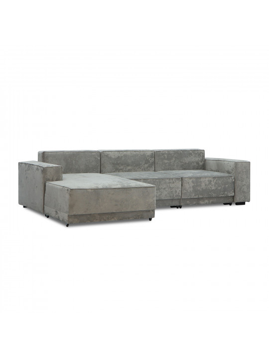 sofa HOBEL CORNER DELUXE LIGHT GREY MONACO 13/ NIAGARA GREY L (7)