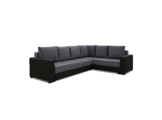 sofa HOBEL CORNER ERICA BLACK 4503/BLUE GREY VIVALDI 12 R (6)