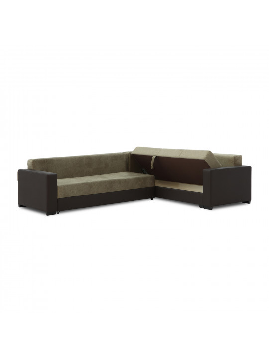 sofa HOBEL CORNER ERICA BROWN 3673/ BROWN MOCASSI 7114 R (6)