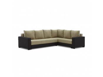 sofa HOBEL CORNER ERICA BROWN 3673/CREAM LEONARDO 3 R (6)