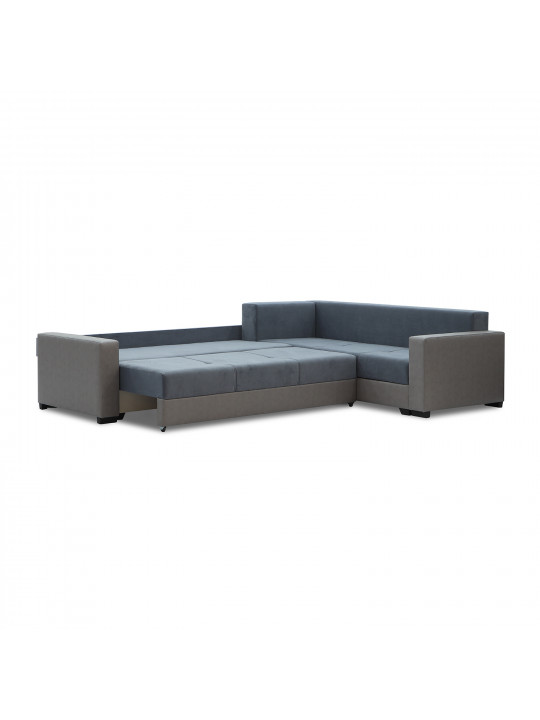 sofa HOBEL CORNER ERICA LIGHT GREY 8409/BLUE GRAY VIVALDI 12 R(6)