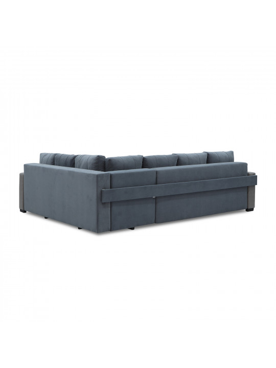 sofa HOBEL CORNER ERICA LIGHT GREY 8409/BLUE GRAY VIVALDI 12 R(6)