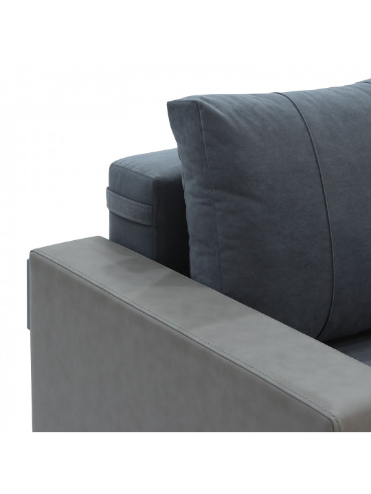 sofa HOBEL CORNER ERICA LIGHT GREY 8409/BLUE GRAY VIVALDI 12 R(6)