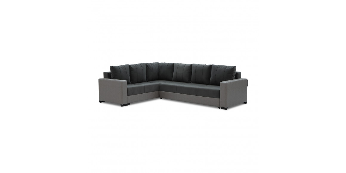 sofa HOBEL CORNER ERICA LIGHT GREY 8409/DARK GREY LEONARDO 15 L (6)