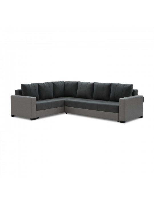 sofa HOBEL CORNER ERICA LIGHT GREY 8409/DARK GREY LEONARDO 15 L (6)