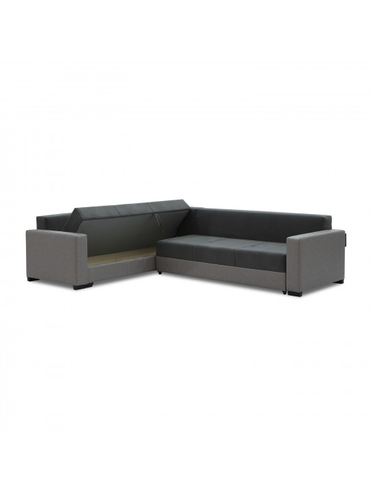 sofa HOBEL CORNER ERICA LIGHT GREY 8409/DARK GREY LEONARDO 15 L (6)