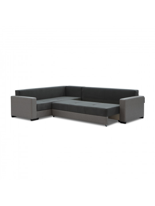 sofa HOBEL CORNER ERICA LIGHT GREY 8409/DARK GREY LEONARDO 15 L (6)