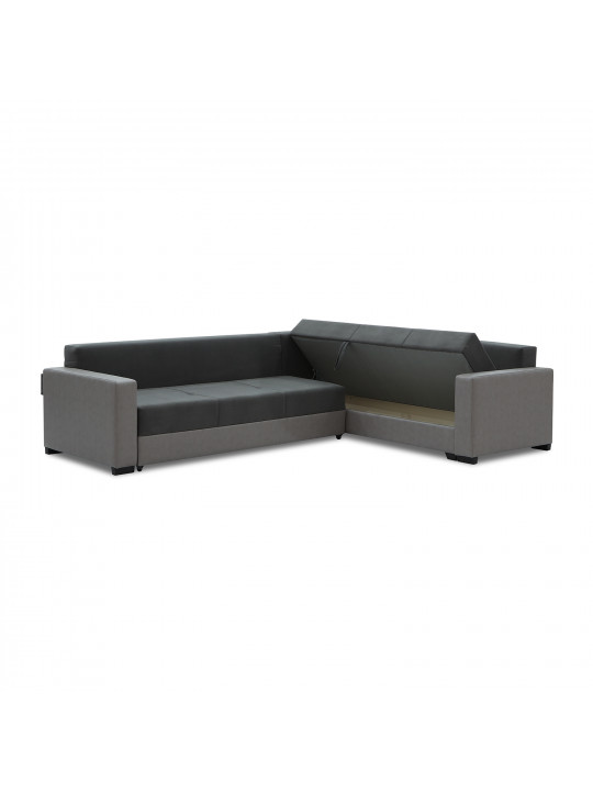 sofa HOBEL CORNER ERICA LIGHT GREY 8409/DARK GREY LEONARDO 15 R (6)