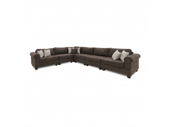 диван HOBEL CORNER EVA BROWN BEATTO 1005/ CREAM INFINITY 103 (6)