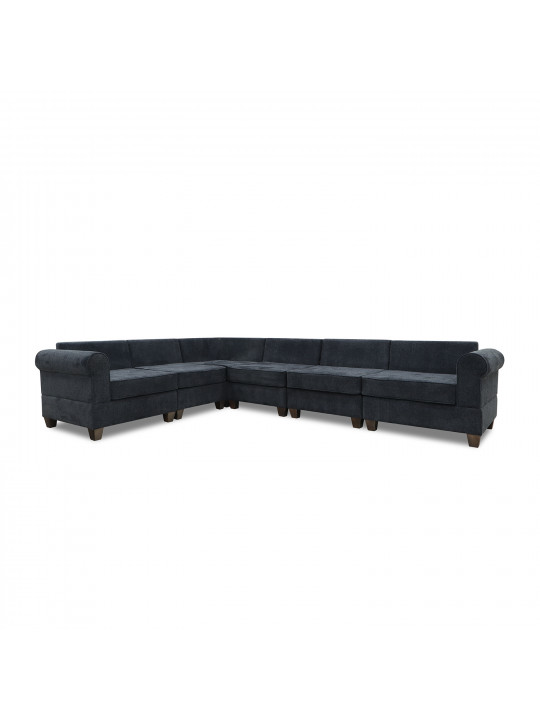 sofa HOBEL CORNER EVA DARK BLUE BEATTO 1053/ GREY INFINITY 991 (6)