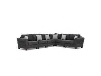 sofa HOBEL CORNER EVA DARK GREY BETTO 1078/ GREY FOREVER 900 (6)