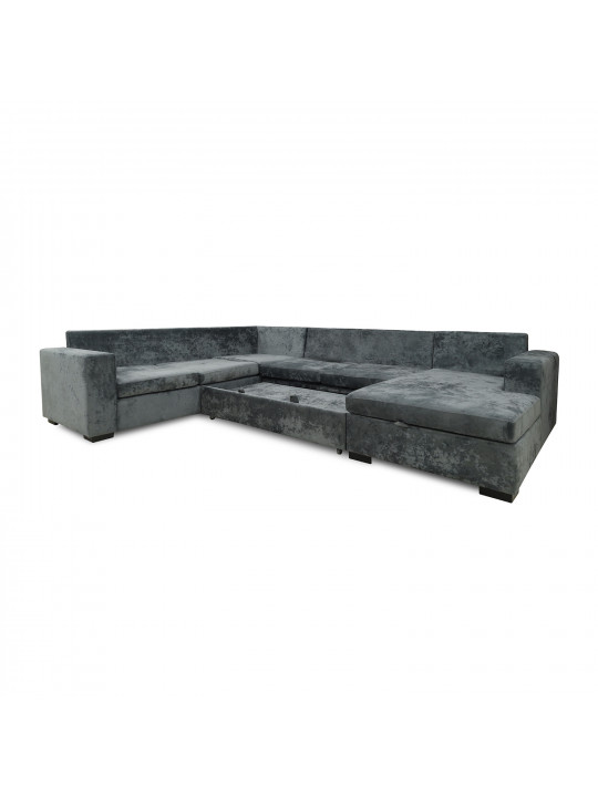 დივანი HOBEL CORNER JASMIN DARK GREY MONACO 15/ BENORRY 1005/ GONZA 1015 L (6)