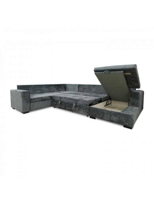 დივანი HOBEL CORNER JASMIN DARK GREY MONACO 15/ BENORRY 1005/ GONZA 1015 L (6)