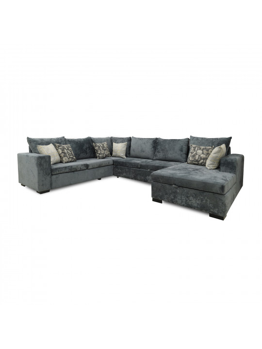 დივანი HOBEL CORNER JASMIN DARK GREY MONACO 15/ BENORRY 1005/ GONZA 1015 L (6)