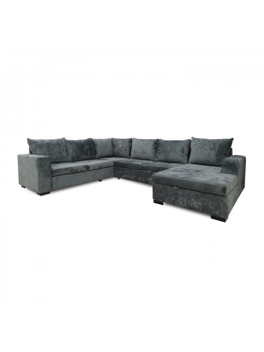 დივანი HOBEL CORNER JASMIN DARK GREY MONACO 15/ BENORRY 1005/ GONZA 1015 L (6)