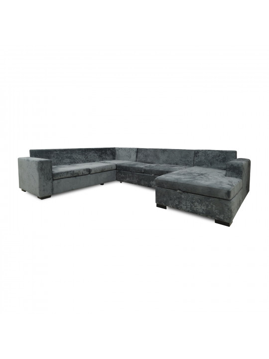 დივანი HOBEL CORNER JASMIN DARK GREY MONACO 15/ BENORRY 1005/ GONZA 1015 L (6)