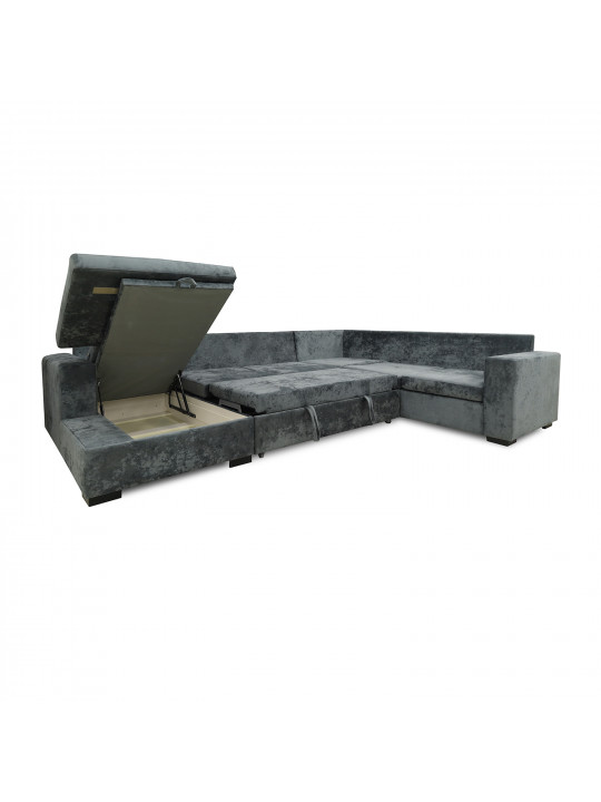 sofa HOBEL CORNER JASMIN DARK GREY MONACO 15/ BENORRY 1005/ GONZA 1015 R (6)