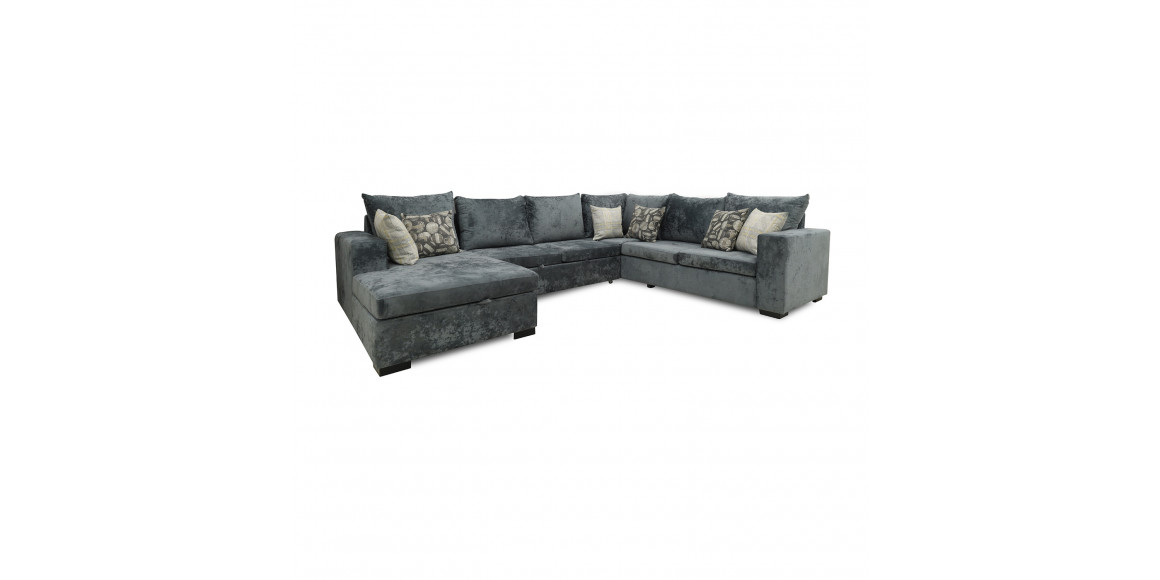 დივანი HOBEL CORNER JASMIN DARK GREY MONACO 15/ BENORRY 1005/ GONZA 1015 R (6)