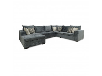 sofa HOBEL CORNER JASMIN DARK GREY MONACO 15/ BENORRY 1005/ GONZA 1015 R (6)