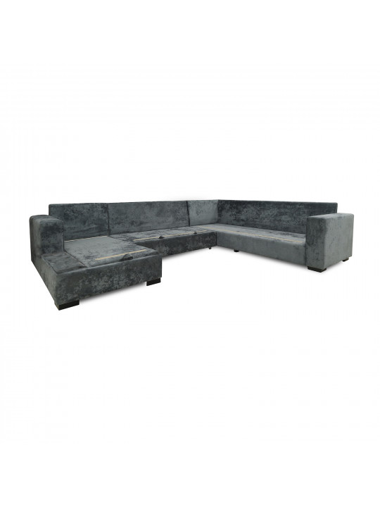 sofa HOBEL CORNER JASMIN DARK GREY MONACO 15/ BENORRY 1005/ GONZA 1015 R (6)