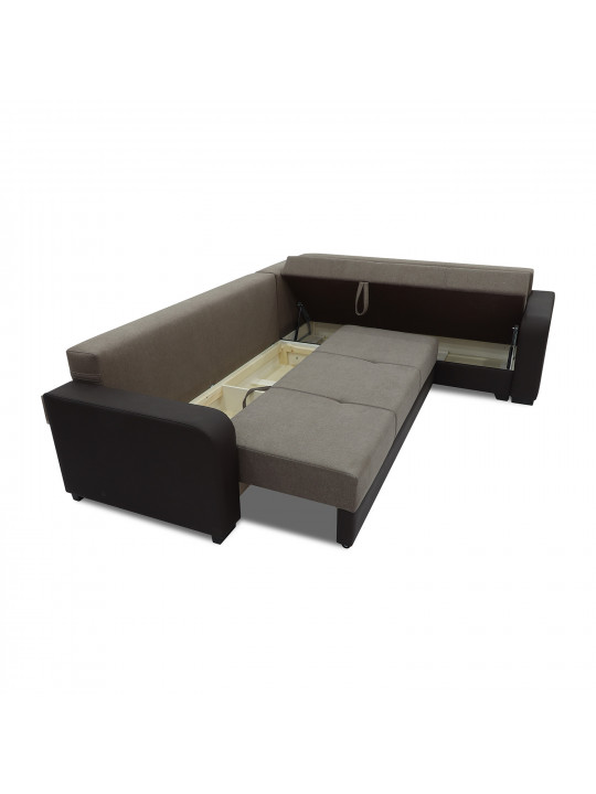 sofa HOBEL CORNER KATRIN BROWN 3673/BROWN SCANDI 6 R (6)