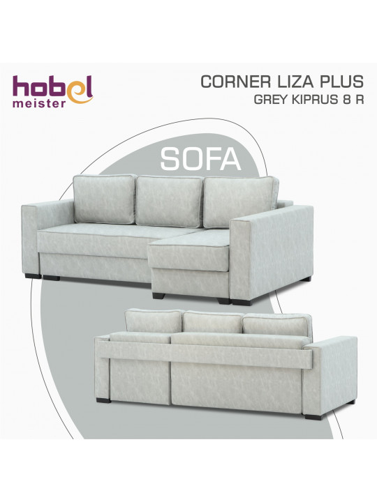 დივანი HOBEL CORNER LIZA PLUS GREY KIPRUS 8 R (5)